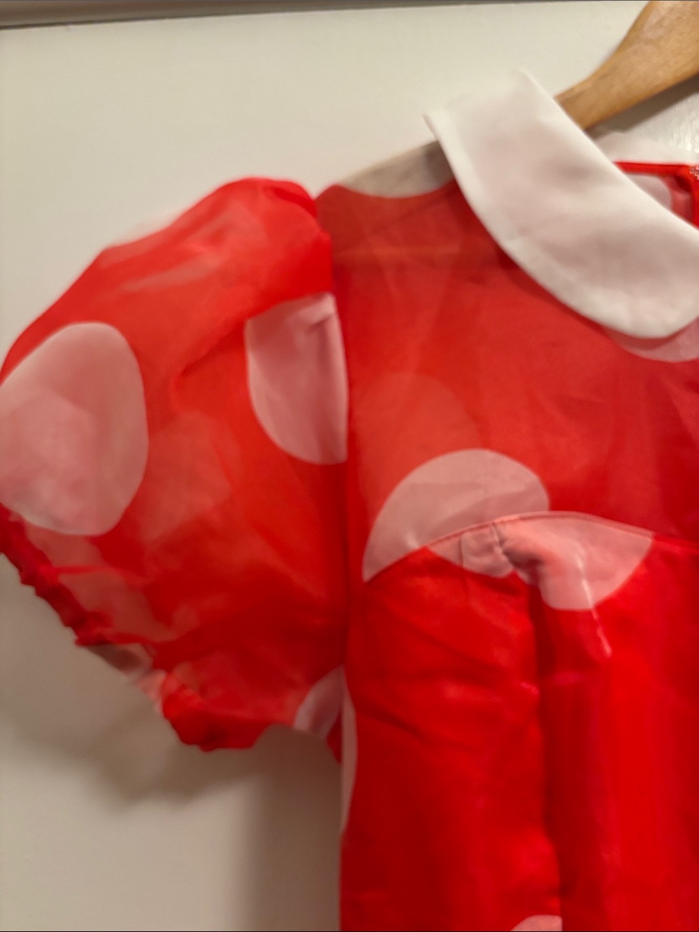 Disney By Hot Topic Minnie Mouse Dress with White Collar - size XL - Picture 3 of 7